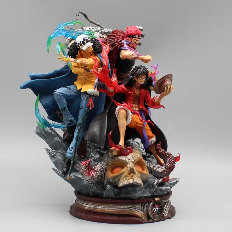 Figurine de Luffy Law et Kidd EDITION COLLECTOR