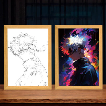 LED frame of Satoru Gojo and Geto Suguru - Jujutsu Kaisen