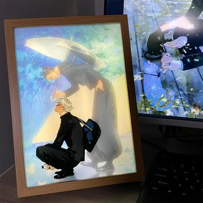 LED frame of Satoru Gojo and Geto Suguru - Jujutsu Kaisen