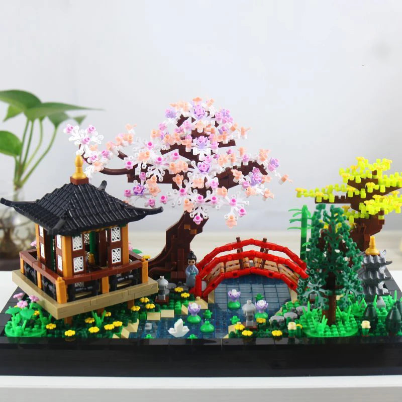 Jeu de construction LEGO temple japonais