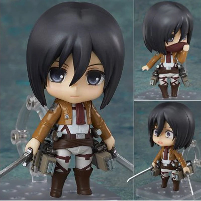 FIGURINE CHIBI DE MIKASA ACKERMAN 10CM